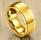 Anti-Anxiety Spinner Fidget Rotating Rings Men Women Band Stainless Steel Rings