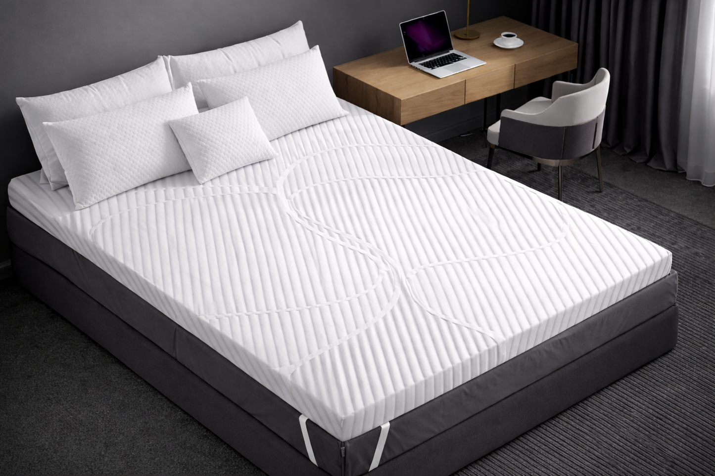 Bamboo Memory Foam Mattress Topper - 7cm