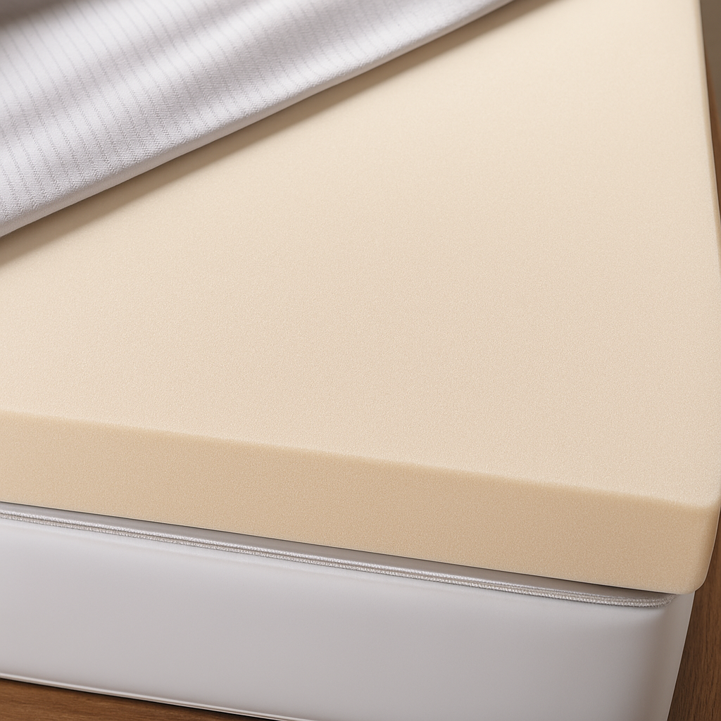 Bamboo Mattress Memory Foam Topper - 6cm