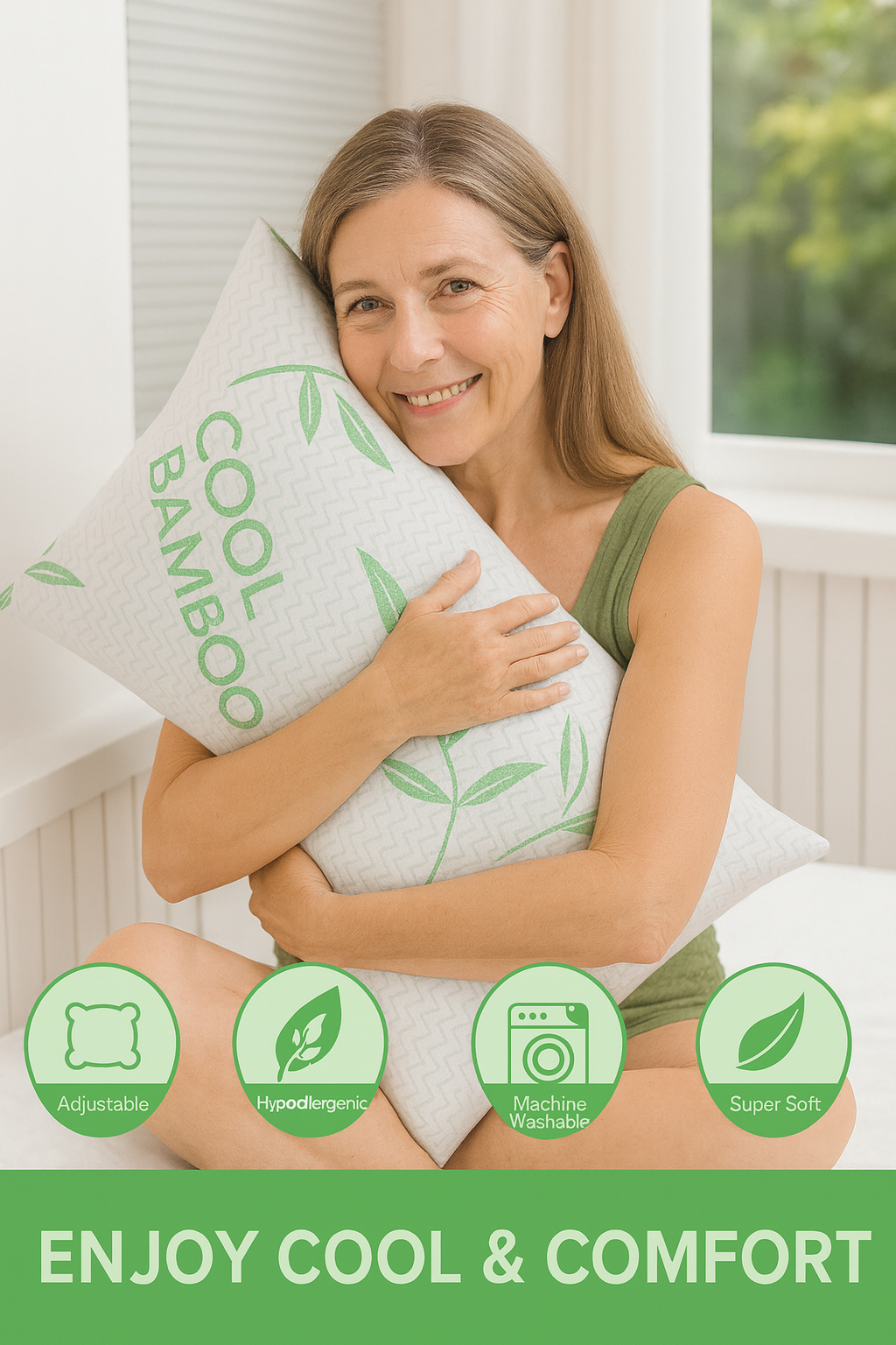 Bamboo AirFlow Memory Foam Pillow