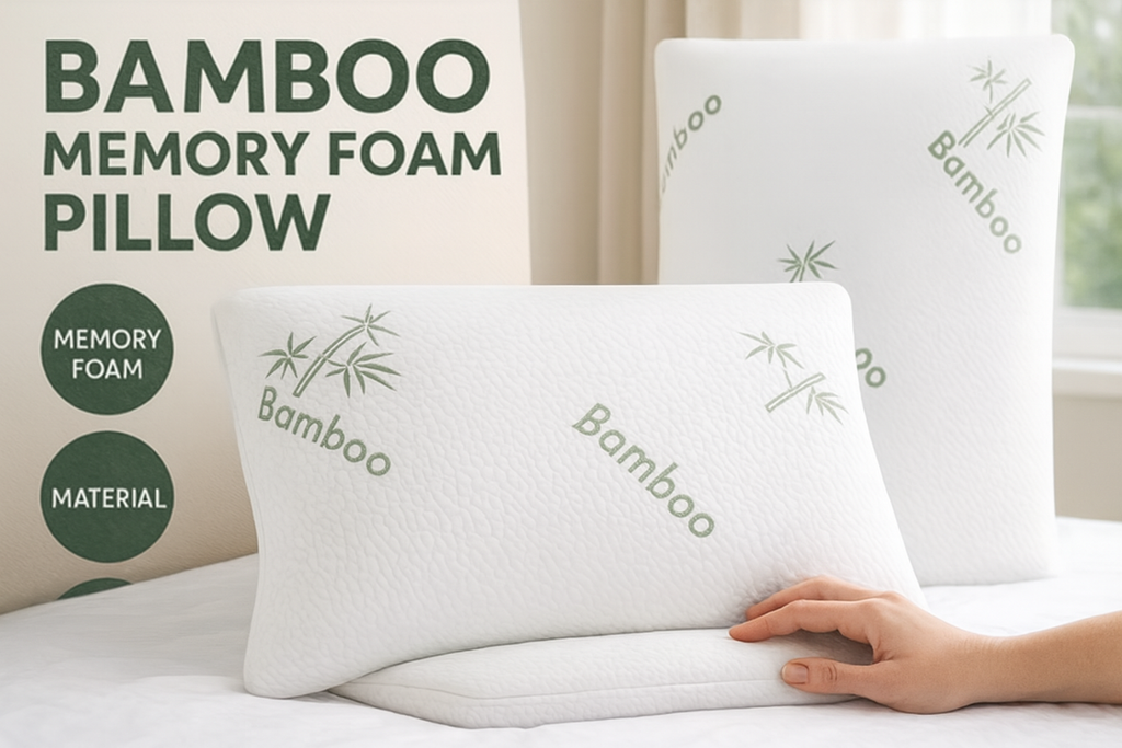 Bamboo AirFlow Memory Foam Pillow