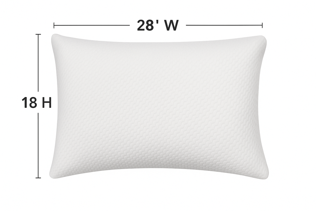 Bamboo Memory Foam Cooling  Pillow - Twin Pack
