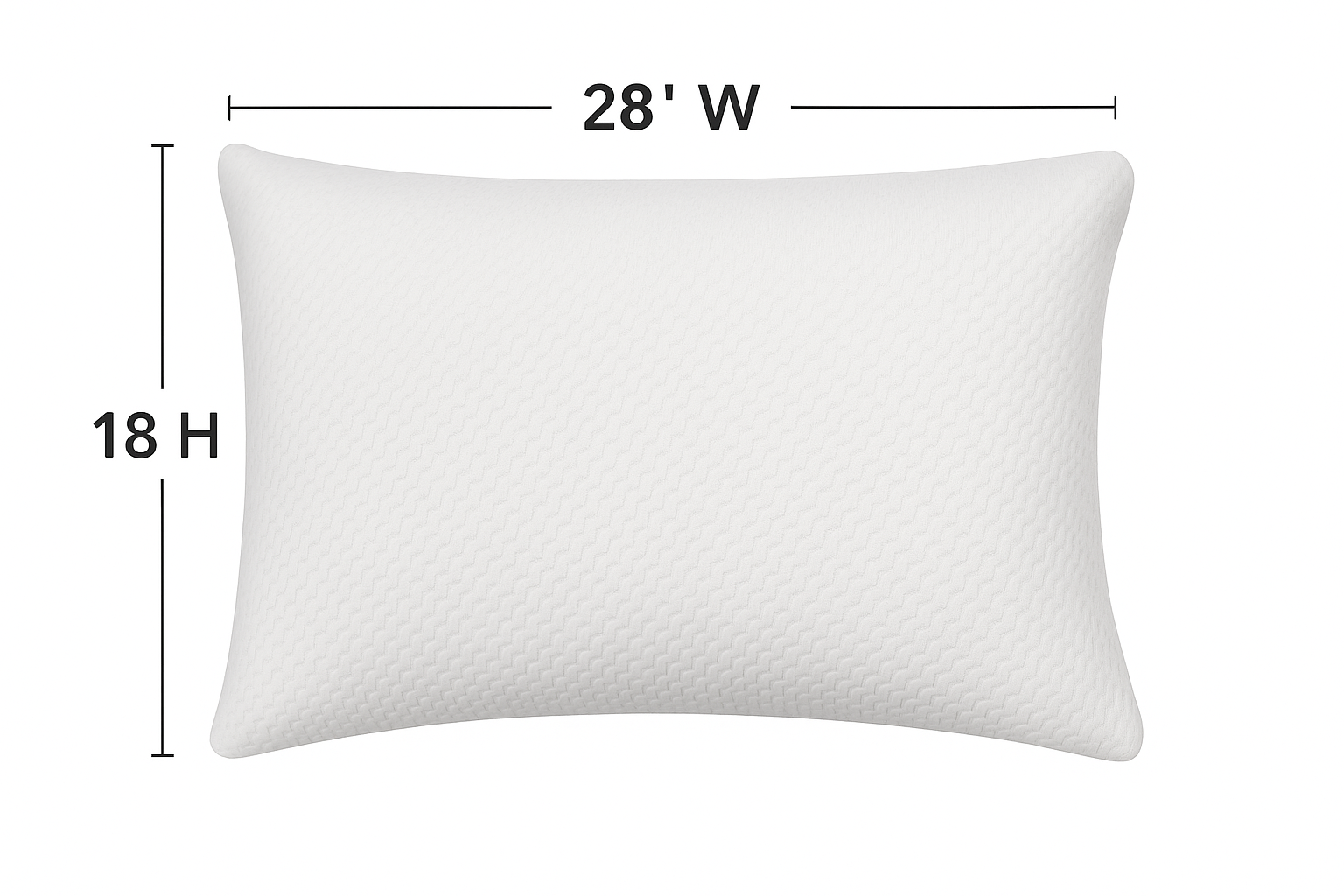 Bamboo Memory Foam Cooling  Pillow - Twin Pack