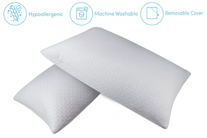 Bamboo Memory Foam Cooling  Pillow - Twin Pack