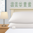 Bamboo Memory Foam Cooling  Pillow - Twin Pack