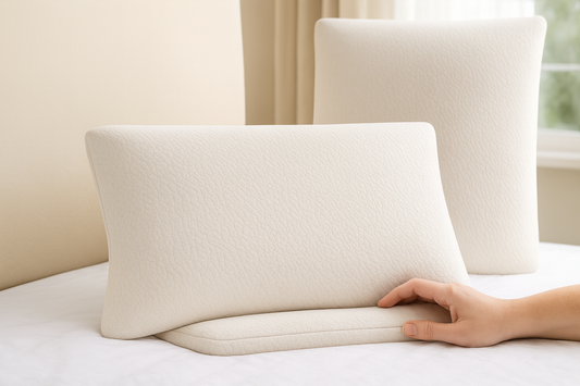 Bamboo Memory Foam Pillow - 60x40x12 cm