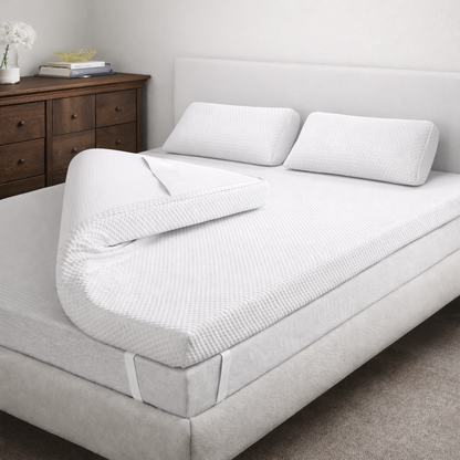 Bamboo Memory Foam Mattress Topper - 7cm