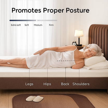 Bamboo Memory Foam Mattress Topper - 7cm