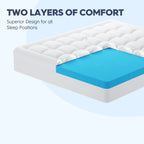 Plush 6Cm Bamboo Fibre Pillow Top Mattress Topper with Foam Core