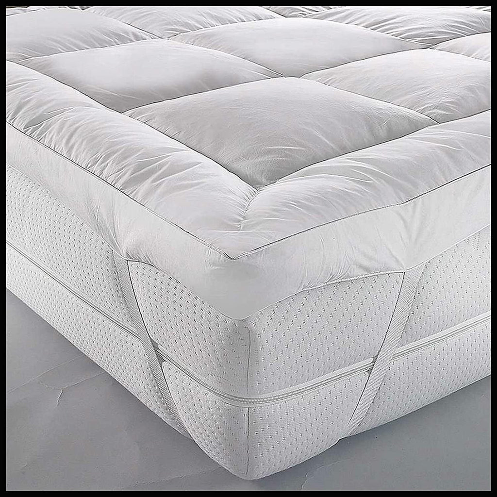 EXTRA DEEP MATTRESS TOPPER 4INCH / 10CM SINGLE DOUBLE KING SUPER KING BED SIZE
