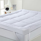 EXTRA DEEP MATTRESS TOPPER 4INCH / 10CM SINGLE DOUBLE KING SUPER KING BED SIZE
